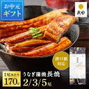 ＼丑の日8%OFFクーポン& ポイント12倍／ お中元 うなぎ 国産 鰻 ギフト プレゼント 鰻楽 国産 うなぎ蒲焼 長焼 170g 選べる 2尾 3尾 5尾 ギフト 丑の日 ウナギ 冷凍 鰻 うなぎ蒲焼 贈答用 内祝い 出産祝い 誕生日祝い お礼 肉厚 プレゼント グルメ お取り寄せグルメ