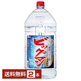 【送料無料】合同酒精 ビッグマン 25度 ペットボトル 5L 5000ml 2本 甲類焼酎 糖質ゼロ プリン体ゼロ 包装不可 1梱包4本まで