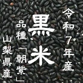 令和7年産 黒米 山梨県産 お徳用 900gパック 投函便対応