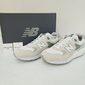 未使用品 Comme Des Garcons Homme × New Balance 580 Whiteコムデギャルソン オム × ニューバランス 580　MT580HM2　28.0　タグ付き 【中古】