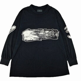 Y-3 ワイスリー Tシャツ ロンT adidas×Yohji Yamamoto GRAPHIC LOGO LONG SLEEVE 　オーバーサイズ グラフィックロゴカットソー GFX LS TEE 2023SS 　サイズS【中古】