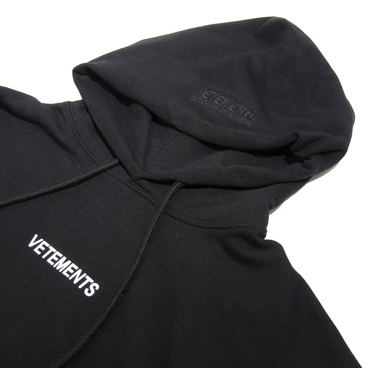 楽天市場】VETEMENTS ヴェトモン ロゴ パーカー コットン トップス 
