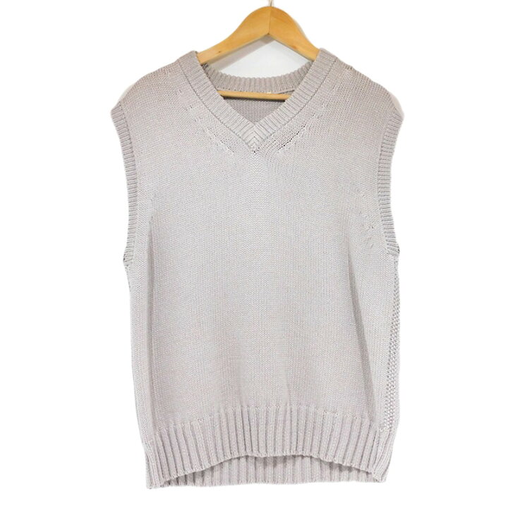 楽天市場】HEUGN ユーゲン ニット ベスト メンズ グレー 3 【中古 