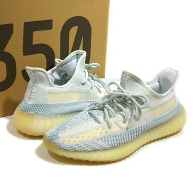 美品 ADIDAS アディダス YEEZY BOOST 350 V2 スニーカー メンズ ライトブルー size 27.5cm FW3043 【中古】