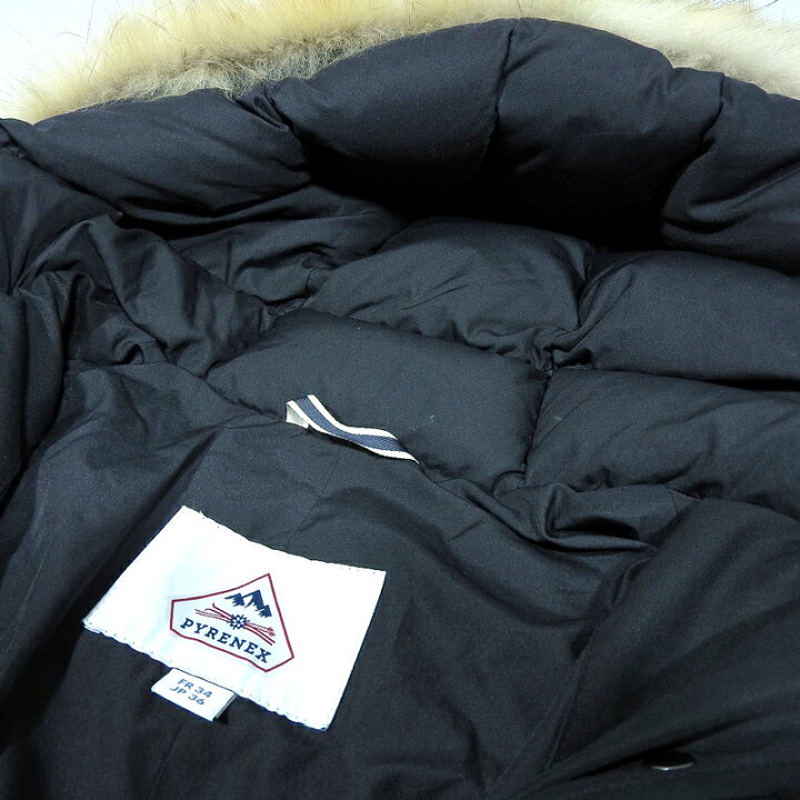 PYRENEX ブラック ダウンジャケット JP 36 楽天市場】Pyrenex
