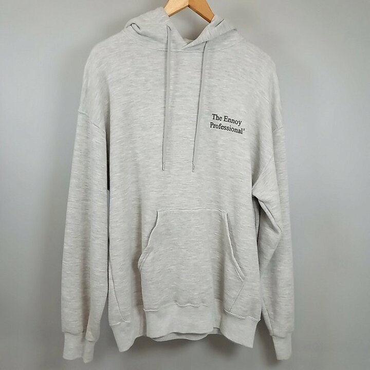 楽天市場】ENNOY エンノイ 22AW ロゴ刺繍 パーカー メンズ グレー size  