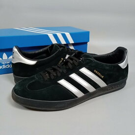 adidas アディダス Gazelle Indoor ガゼルインドア スニーカー メンズ ブラック size 29cm ID0988 【中古】