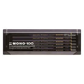 【トンボ鉛筆】名入れ鉛筆　MONO モノ100 　9H/8H/7H/6H/5H/4H/3H/2H/H/F/HB/B/2B/3B/4B/5B/6B 1ダース　MONO-100