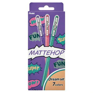 �y�؂�Ă�z MATTEHOP(�}�b�g�z�b�v) �h���[���Z�b�g (7�F) �Q���C���N�{�[���y���@1.0mm�@K110-V7STC