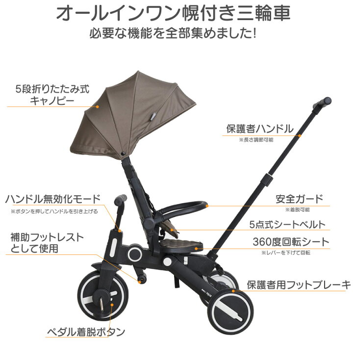 楽天市場】三輪車 折りたたみ 天蓋付き ベビーカー 360度回転 安全ベルト かじとり 棒 日よけ 安全棒 2歳 3歳 4歳 5歳 多機能ベビーカー おしゃれ 乗用 おもちゃ 手押し シンプル コンパクト 幼児 軽量 持ち運び 自転車 オールインワン BeneBen : nopi nopi shop 楽天市場】三輪車 折りたたみ 天蓋付き ベビーカー 360度回転 安全ベルト かじとり 棒 日よけ 安全棒 2歳 3歳 4歳 5歳 多機能ベビーカー おしゃれ 乗用 おもちゃ 手押し シンプル コンパクト 幼児 軽量 持ち運び 自転車 オールインワン BeneBen : nopi nopi shop