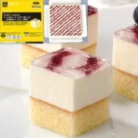 【冷凍】カット済ケーキレアーチーズ(北海道産クリームチーズ使用) 382G (フレック/冷凍ケーキ/ポーションケーキ) 業務用