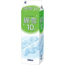 【冷蔵】LL業務用ホイップクリーム 綿雪10 1L (雪印メグミルク市乳/その他) 業務用