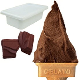 【冷凍】匠のジェラート ベルギーチョコレート 2L (ロッテ/冷凍アイス/ジェラート) 業務用
