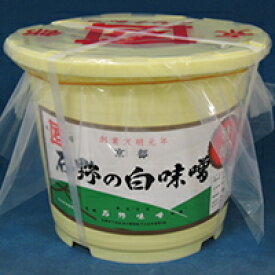 【常温】特醸白味噌漉(樽) 4KG (石野味噌/味噌/大容量タイプ) 業務用