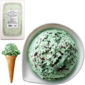 【冷凍】バラエティ チョコチップミント 2L (ロッテ/冷凍アイス/アイスクリーム)　業務用