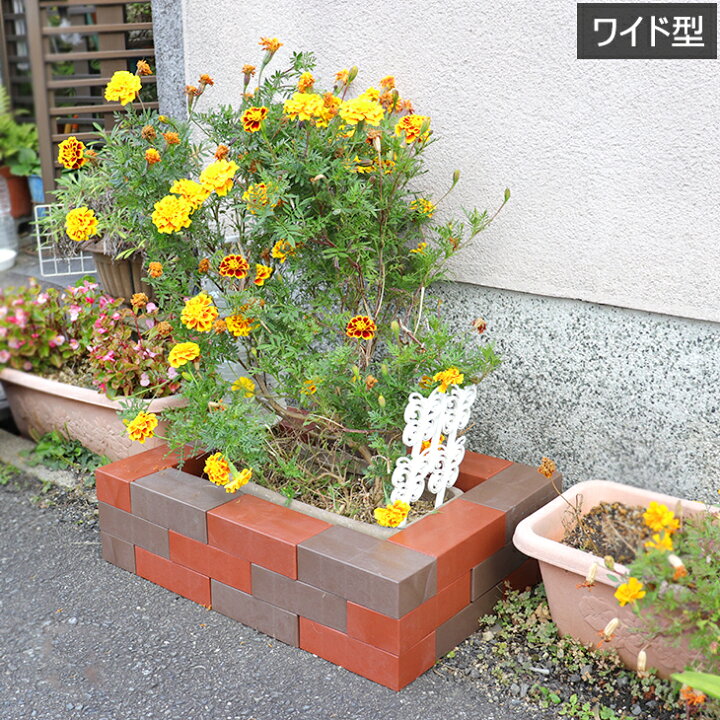 楽天市場 Diy 花壇 軽量 レンガ レンブロック 30個セット 花壇キット おしゃれ ガーデン ベランダ 室内 パーツ 植木 置くだけ 簡単 子供 玩具 エクステリア インテリア 収納家具 ユニット畳の家具屋本舗