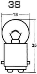 ���X�^�����[�d�C�E�����ԁE�g���b�N�p�d�������C�Z���X�����v�A�p�[�L���O�����v�A�X�g�b�v�����v[�V���O����]��i�F24V 10W�@�K���X���FG18�����FBA15d�@���萔�F10��