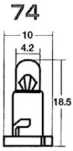 ���X�^�����[�d�C�E�����ԁE�g���b�N�p�d�����~�j�`���A�d����i�F14V 100mA�@�K���X���FT4.2�����F�l�I�E�F�b�W�@���萔�F10��