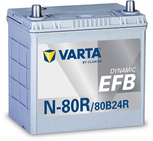VARTA N-80R/80B24R�F�o���^ �_�C�i�~�b�NEFB�o�b�e���[ ���A�C�h�����O�X�g�b�v�ԁE�[�d����ԑΉ��I