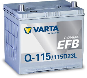 VARTA Q-115/115D23L�F�o���^ �_�C�i�~�b�NEFB�o�b�e���[ ���A�C�h�����O�X�g�b�v�ԁE�[�d����ԑΉ��I