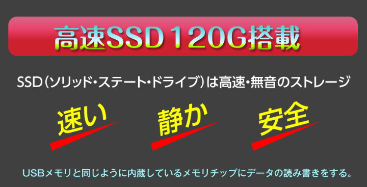 楽天市場】ポイント5倍! SSD搭載 中古ノートパソコン Windows10 第3 