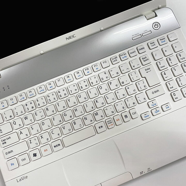 新品爆速SSD ホワイト ノートパソコン 中古良品 15.6型 NEC PC 