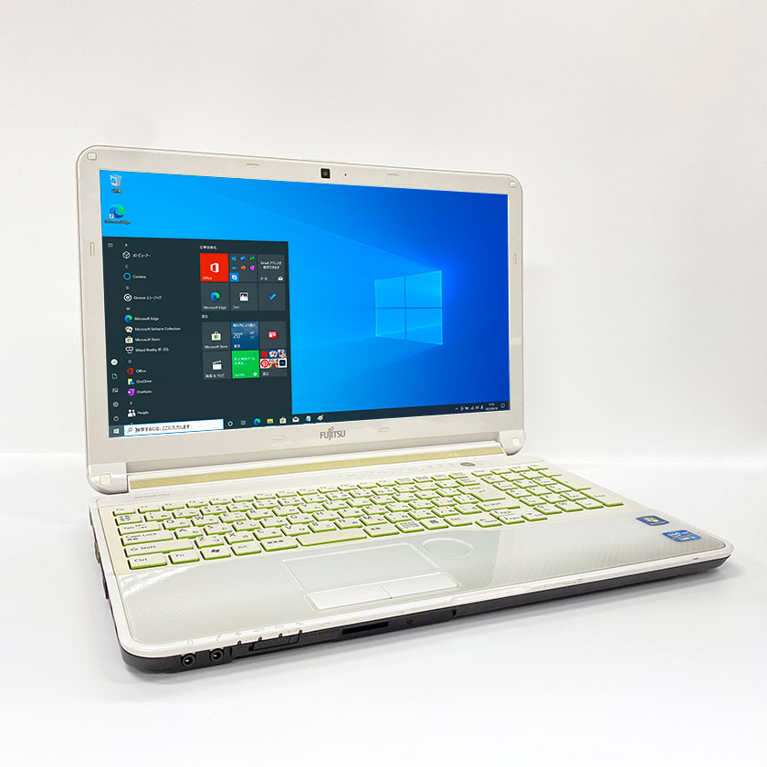 ノートパソコン Windows10+office 大容量HDD1TB 富士通 LIFEBOOK AH54