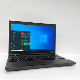 ポイント5倍! 中古ノートパソコン Windows 10 テンキー付き 中古パソコン NEC VersaPro VX-T 第6世代 Core i3 6100U 2.3GHz 8GB 新品SSD120GB 無線LAN DVDドライブ Windows10 64ビット OFFICE付き