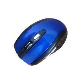 マウス ワイヤレス 無線マウス 光学式 2.4G 電池式 単四電池 高機能マウス 軽量 無線マウス 6ボタン パソコン PC 周辺機器 選べる5色 ブルー レッド シルバー グレー ブラック 小型　DPI機能 マウス 送料無料