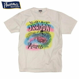 フェローズ PHERROWS 23S-DRAGON FIGHTER エアブラシ　ドラゴン Tシャツ