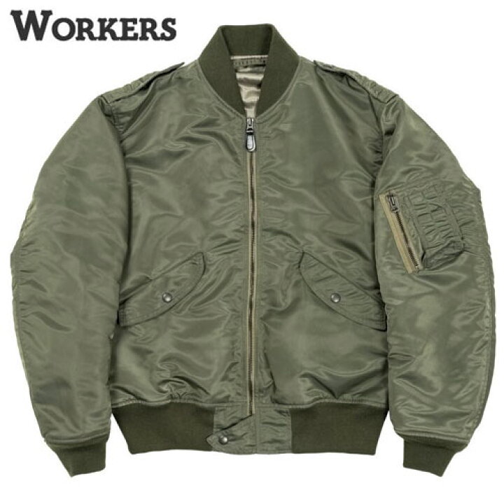 楽天市場】ワーカーズ WORKERS L-2B Mod, Sage Green 66 Nylon 