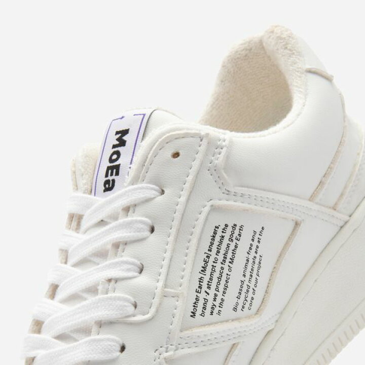 楽天市場】20%OFF モエア MoEa VEAGAN SNEAKERS GRAPE - FULL WHITE 