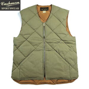 NbV} CUSHMAN 21381 C/N CLOTH DOWN VEST NNX _ExXg@AEghA