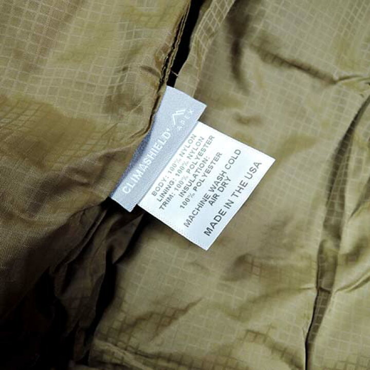 楽天市場】デッドストック BEYOND CLOTHING A-7 COLD VEST COYOTE 
