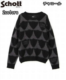 ショット SCHOTT SHAGGY KNIT SWEATER PERFECT シャギーニット セーター パーフェクト