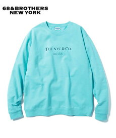 68&Brothers 7037 8.5oz Crew "NYC&Co." SWEAT　スウェット