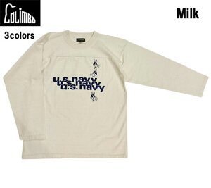 �R�����{ COLIMBO ZB-0408 Yonkers Football Tee =U.S.NAVY STACK LOGO= �����J�[�Y �t�b�g�{�[�� �e�B ���[�G�X �l�C�r�[ �X�^�b�N ���S