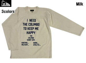 �R�����{ COLIMBO ZB-0409 Yonkers Football Tee =HAPPINESS SLOGAN= �����J�[�Y �t�b�g�{�[�� �e�B �n�s�l�X �X���[�K��