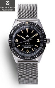 ioEHb` Naval Watch Produced By LOWERCASE FRXB001 Quartz Mesh Metal Strap NH[c v ZCR[@Cal.VJ52 NH[c[ug