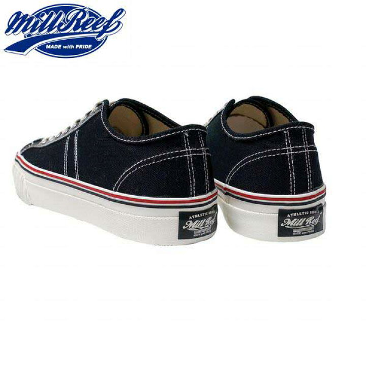 ミルリーフ MillReef Gallop Oxford - BLACK ギャロップ オックスフォード ローカット ブラック スニーカー MANUFACTURES 店