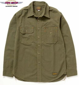 トイズマッコイ TOYS McCOY TMS2403 SIDE WINDER COTTON POPLIN SHIRT コットンポプリンシャツ　長袖シャツ