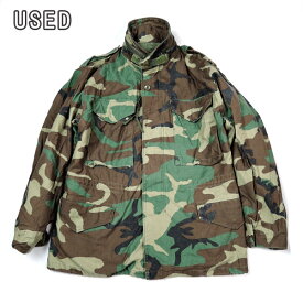 USED 米軍 実物 M-65 フィールドジャケット　ミリタリージャケット　迷彩