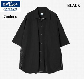 アーミーツイル ARMY TWILL AM-2517006 Nylon OX Mesh Half Sleeve Shirt ナイロンオックスメッシュハーフシャツ