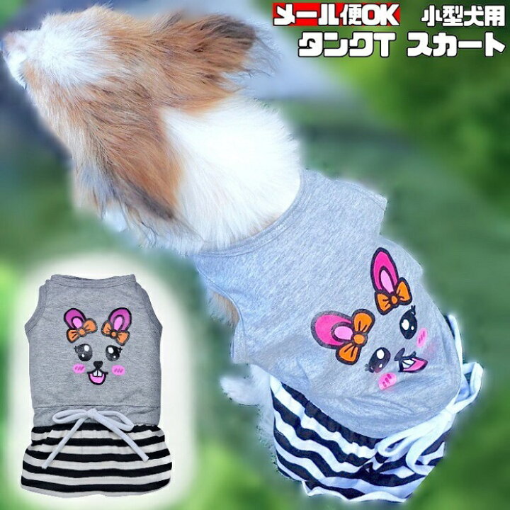 楽天市場 クーポン配布中 小型犬用 犬 服 伸縮性のあるワンピース ボーダー グレー リボン 着やすい ペットウェア ボーダー 軽い 動きやすい ゆったり チワワ ヨークシャテリア ポメラニアン トイプードル プードル ビーグル Doggydolly D451 犬服 柴犬コウタの