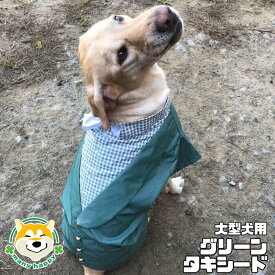 クーポン配布中 【大型犬用 】犬 服 スーツ タキシード おしゃれ ジャケット モスグリーン 結婚式 ウエディング ドッグ フォーマル ビッグ ネクタイ 前撮り お誕生日 記念日 ゴールデンレトリーバー ラブラドール シェパード BD554 犬服