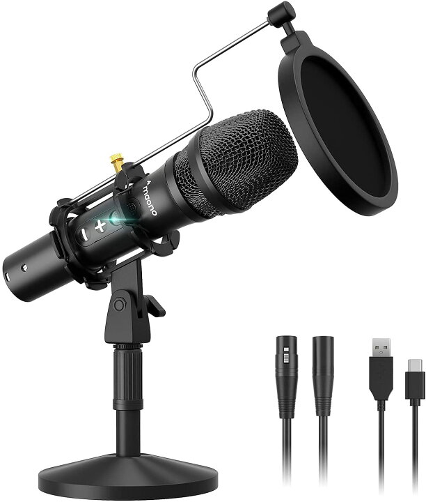 楽天市場】公式 MAONO USB/XLR マイク ダイナミックマイク PCマイク 