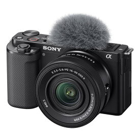 《新品》SONY (ソニー) VLOGCAM ZV-E10 パワーズームレンズキット ZV-E10K B ブラック[ ミラーレス一眼カメラ | デジタル一眼カメラ | デジタルカメラ ] 【KK9N0D18P】