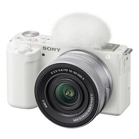 《新品》SONY (ソニー) VLOGCAM ZV-E10 パワーズームレンズキット ZV-E10K W ホワイト[ ミラーレス一眼カメラ | デジタル一眼カメラ | デジタルカメラ ]【KK9N0D18P】