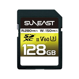 《新品アクセサリー》 SUNEAST (サンイースト) ULTIMATE PRO SDXCカード 128GB UHS-II V60 U3 SE-SDU212 【KK9N0D18P】
