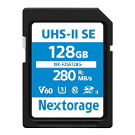 《新品アクセサリー》 Nextorage (ネクストレージ) SDXCカード 128GB UHS-II U3 V60 NX-F2SE128G 【KK9N0…